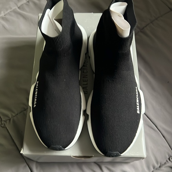 Balenciaga Speed Trainer High Top Sock Sneaker - Picture 3 of 12